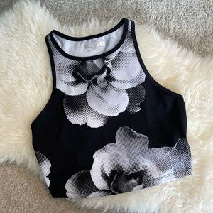 Forever 21 Racerback Sports Crop Top